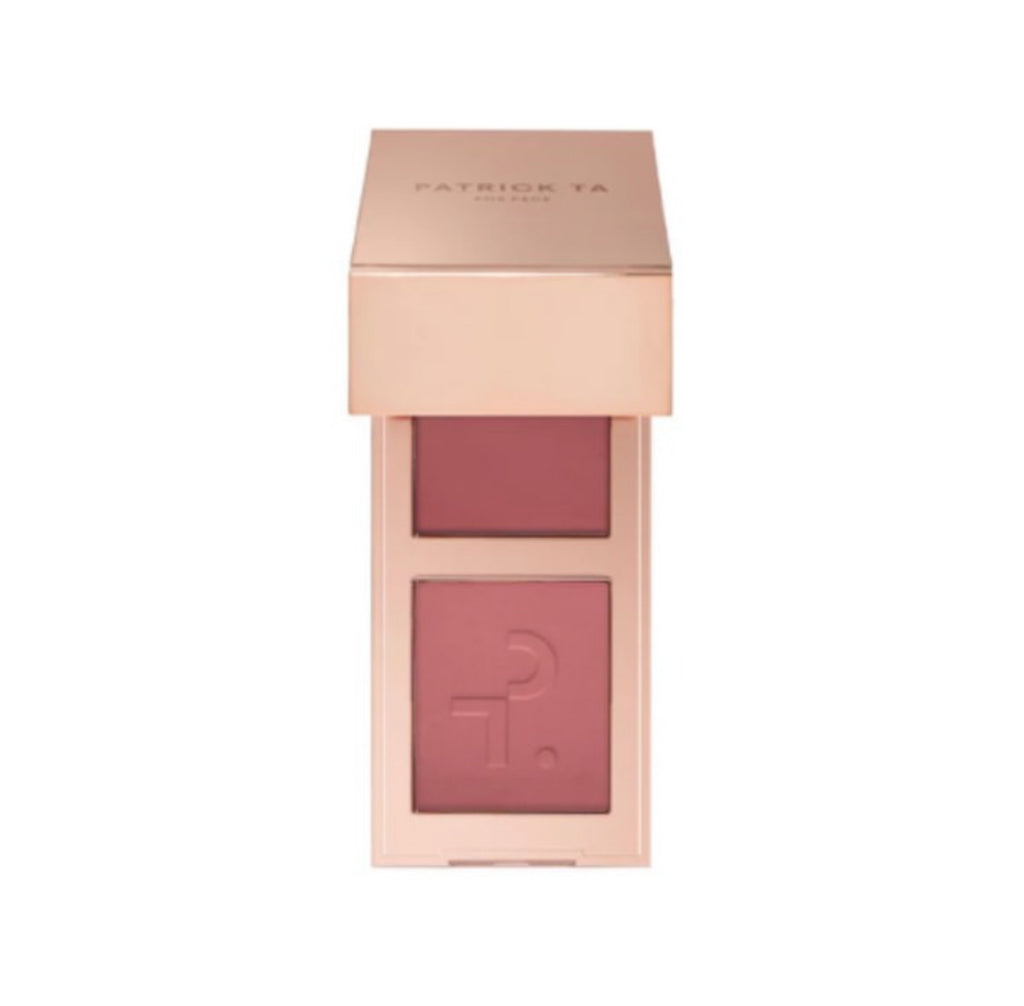 Patrick Ta Mini Major Headlines Double-Take Crème & Powder Blush Duo