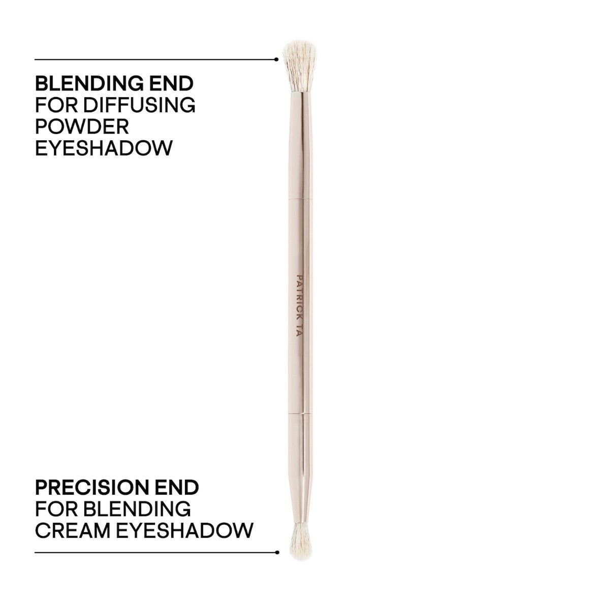 Patrick Ta Dual Ended Eyeshadow Brush