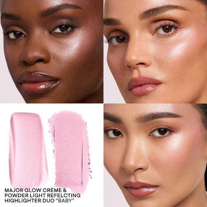 Patrick Ta Major Glow Creme & Powder Light Reflecting Traslucent Highlighter Duo