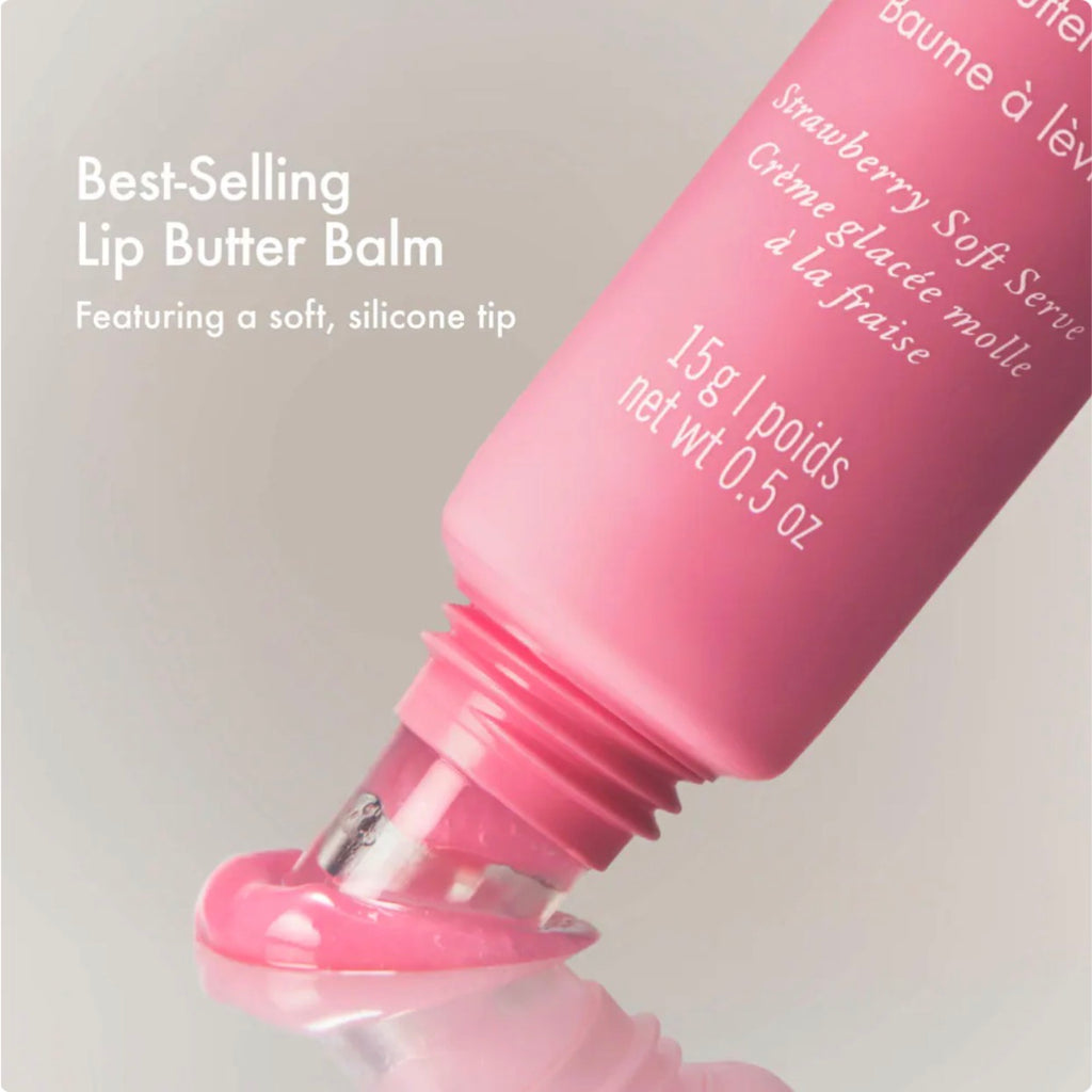 Summer Fridays Sweet Pink Duo with Birthday Cake + Strawberry Soft Serve Lip Butter Balm
