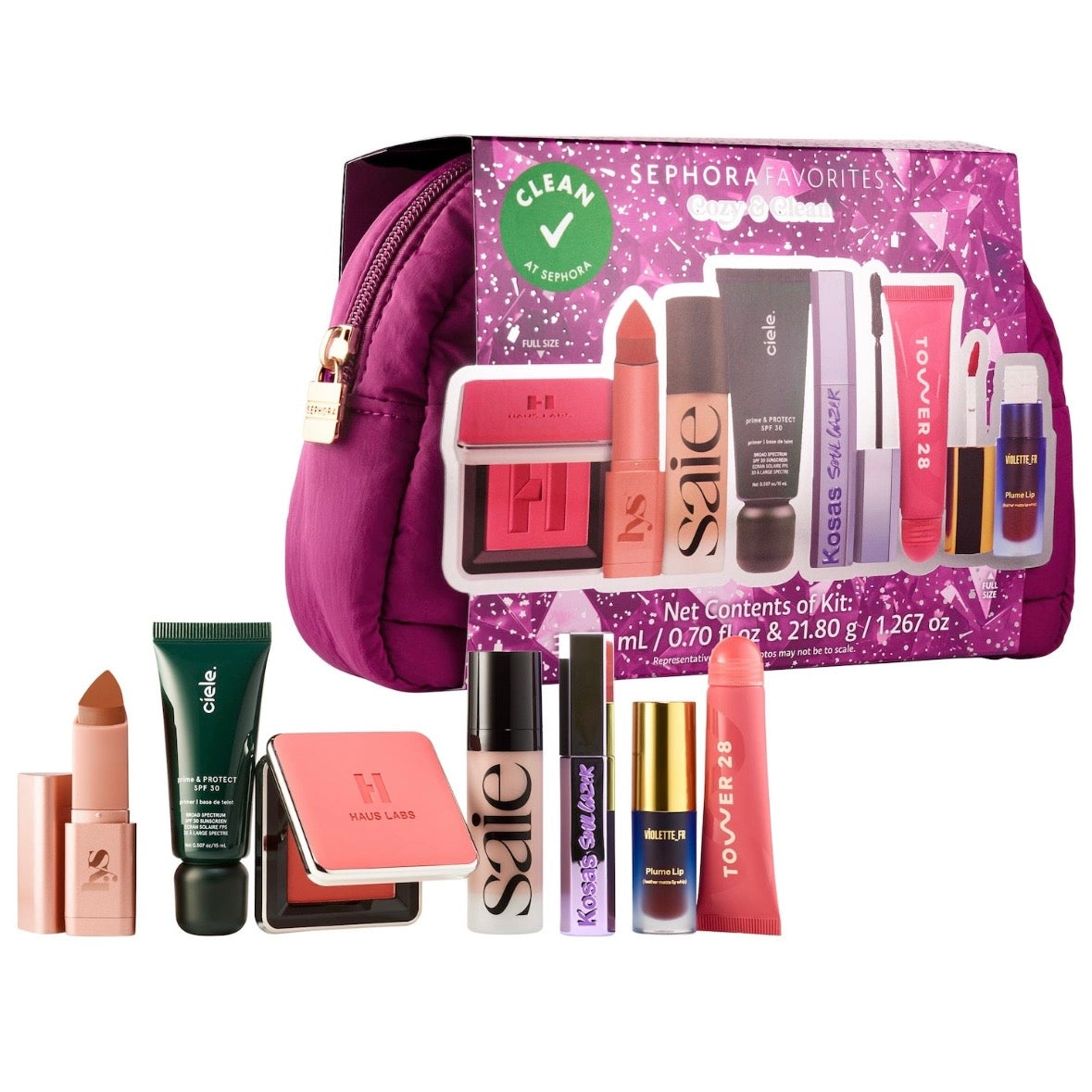 Sephora Favorites Cozy & Clean Makeup Value Set