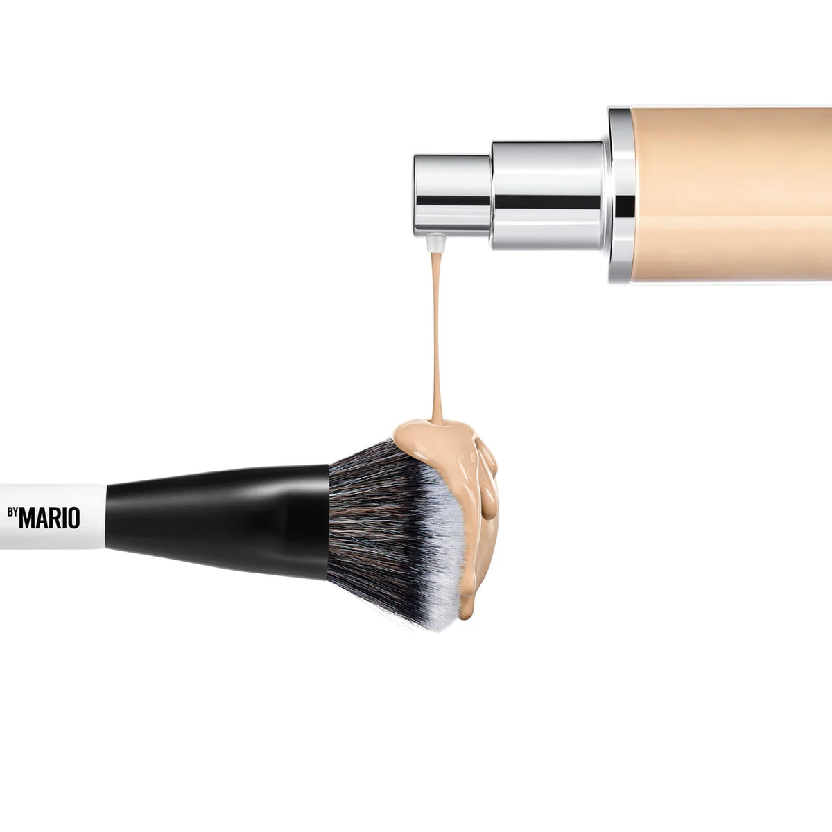 Makeup by Mario F4 Dual-Ended Foundation and Face Brush
