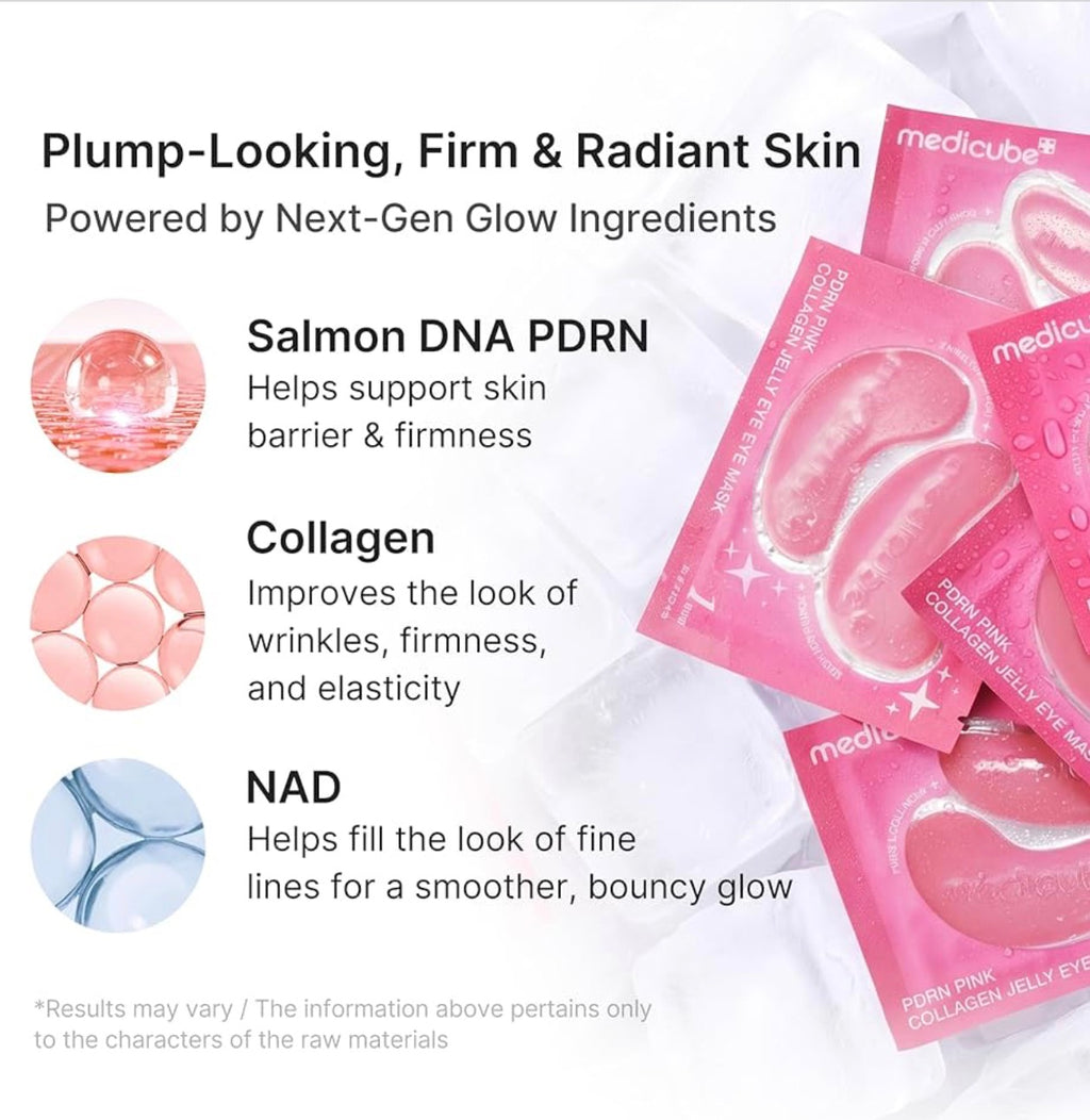 medicube 6 Jelly Eye Mask PDRN Pink Collagen
