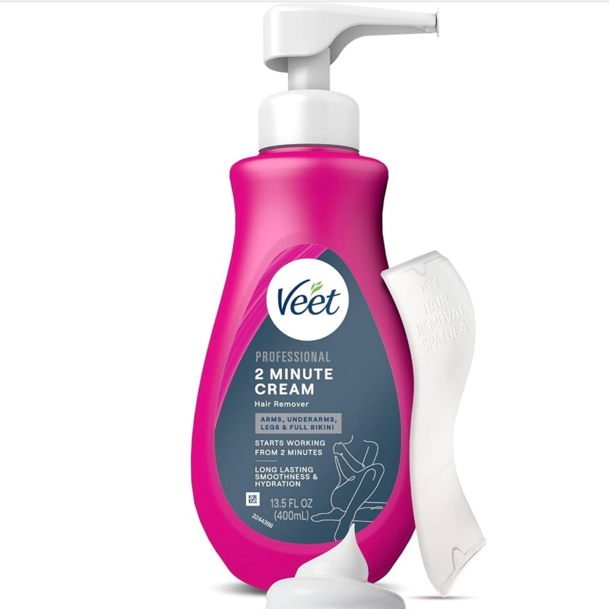 VEET Crema profesional de 2 minutos para todo tipo de piel con manteca de karité