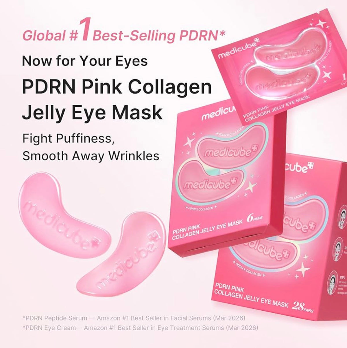 medicube 6 Jelly Eye Mask PDRN Pink Collagen