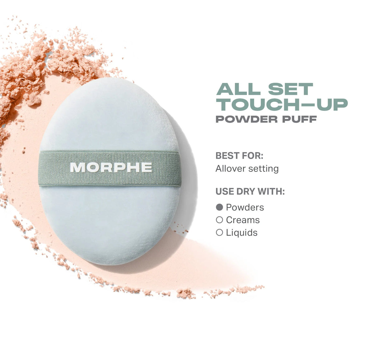 MORPHE All Set Touch-Up Powder Puff